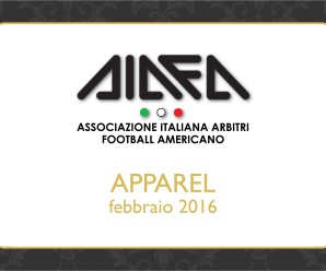 Abbigliamento AIAFA 2016